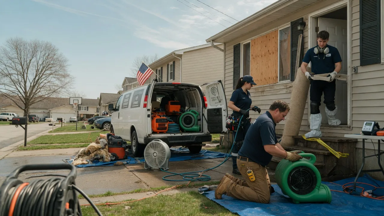 Water Damage Restoration in Leiters Ford, IN near me